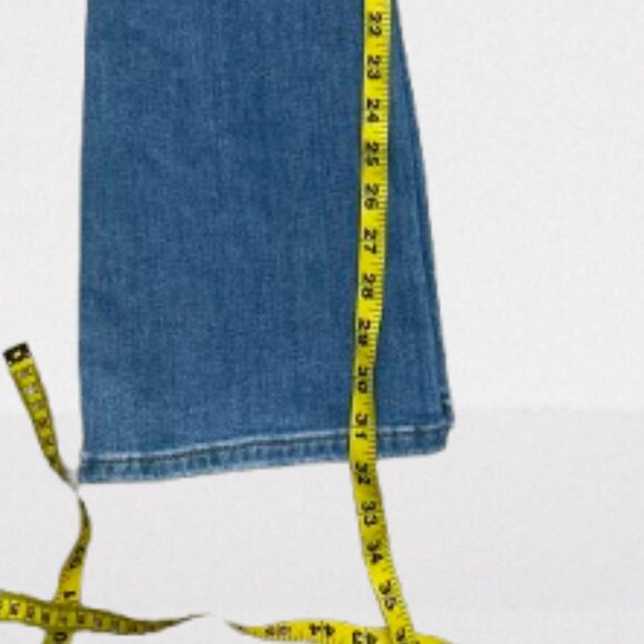 Anthropologie Pilcro High Rise Button Fly Stretch  Flare Jeans Size 25 - Picture 9 of 9